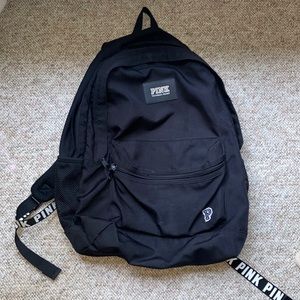 PINK brand black backpack